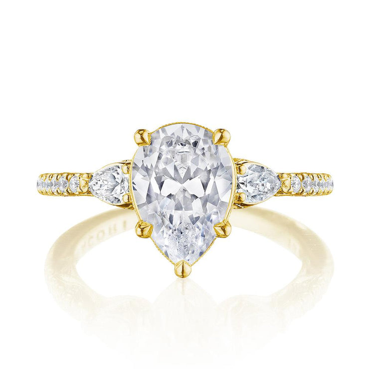 Pear 3-Stone Engagement Ring