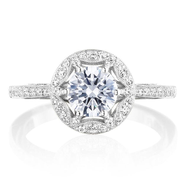 Round Bloom Engagement Ring