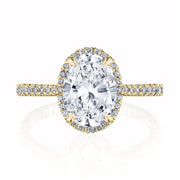 Oval Bloom Engagement Ring
