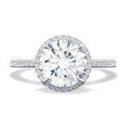 Round Bloom Engagement Ring