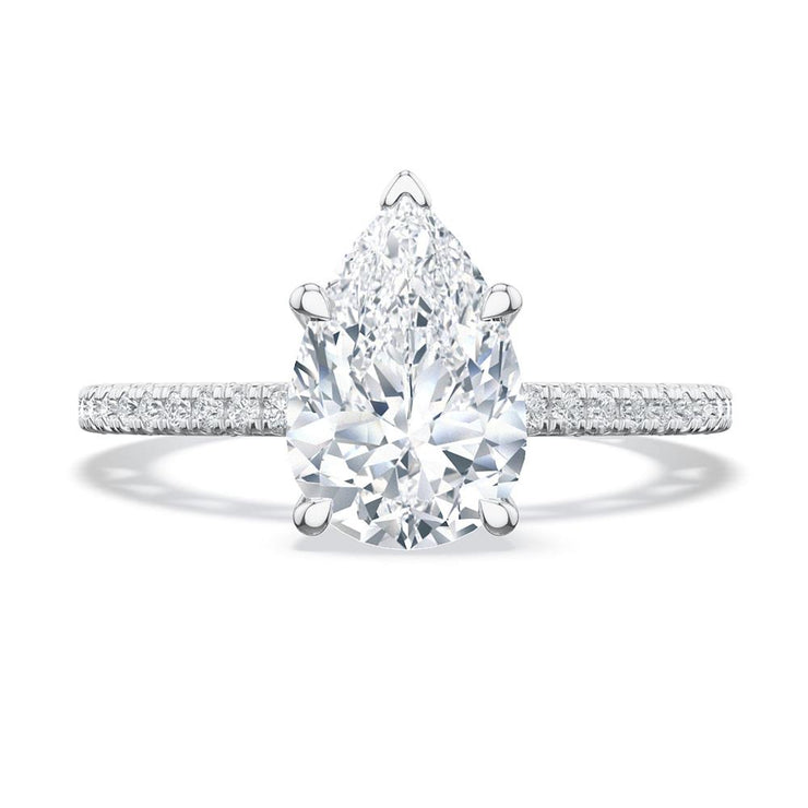 Pear Solitaire Engagement Ring
