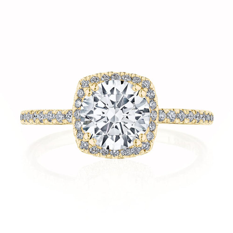 Cushion Bloom Engagement Ring