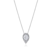 17"" Pear Bloom Diamond Necklace