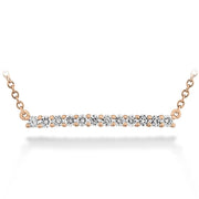 Diamond Bar Necklace .30ctw approx.