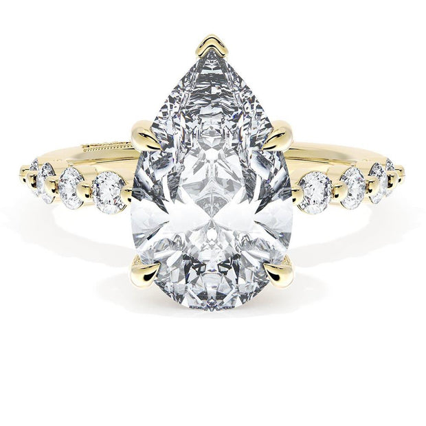 Pear Solitaire Engagement Ring