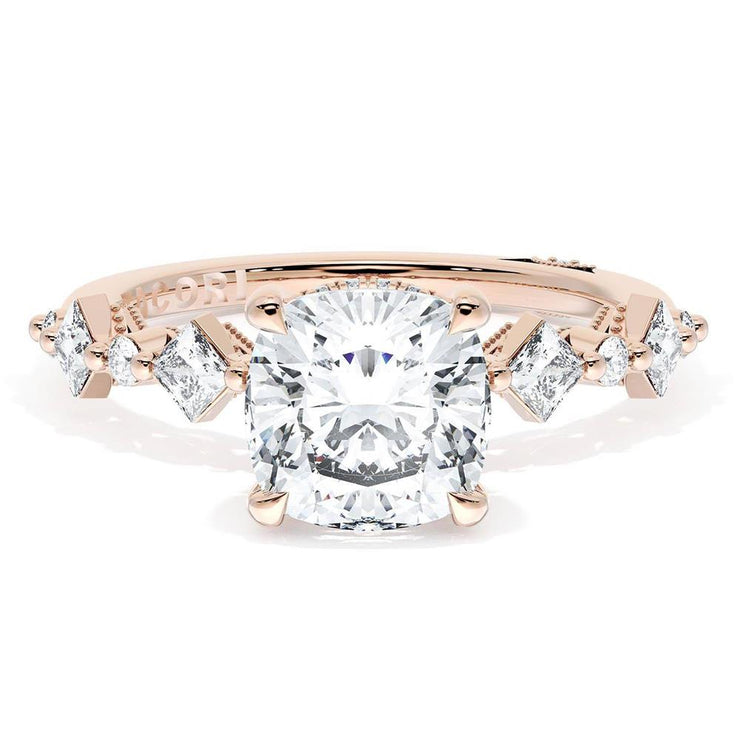 Cushion Solitaire Engagement Ring