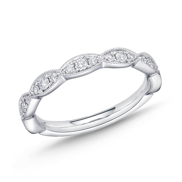 Vintage Illusion Marquise Stackable Band .30ctw approx.