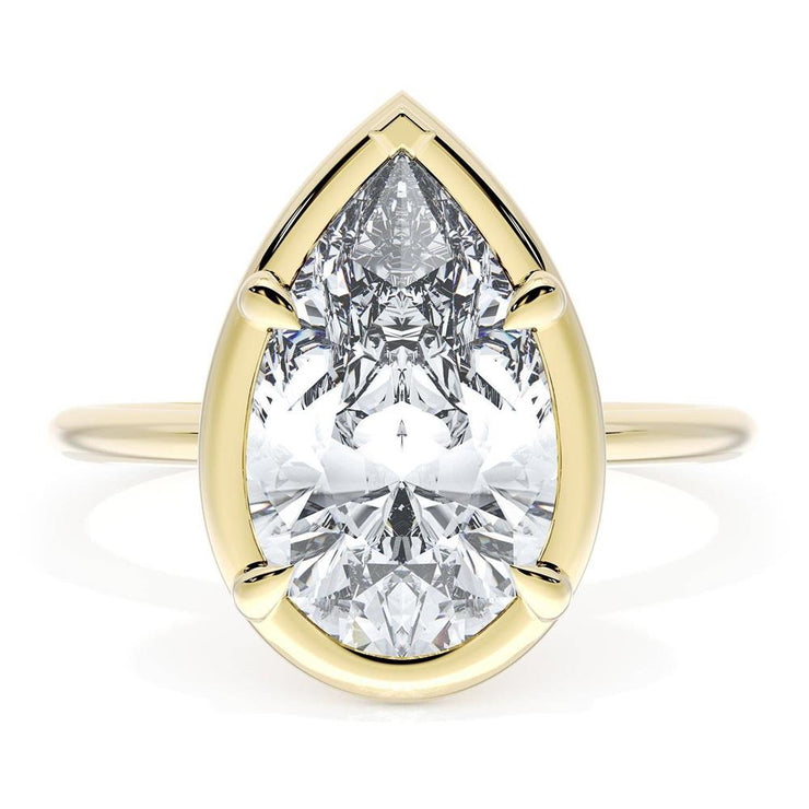 Pear Solitaire Engagement Ring