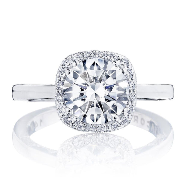 Round Bloom Engagement Ring