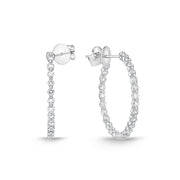 Aura Diamond Hoops 1ctw approx.