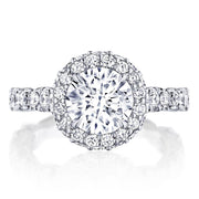 Round Bloom Engagement Ring