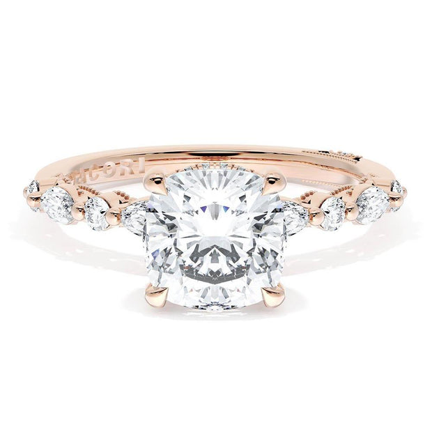 Cushion Solitaire Engagement Ring