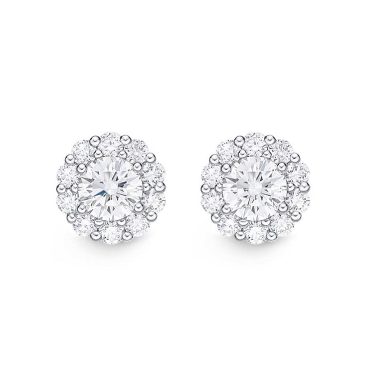 Blossom Diamond Studs .75ctw approx.