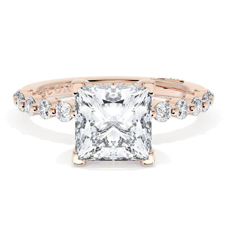 Princess Solitaire Engagement Ring