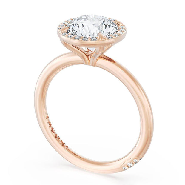 Round Bloom Engagement Ring