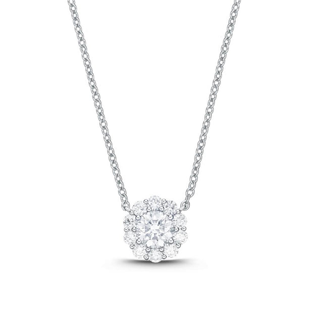 Blossom Diamond Necklace .75ctw approx.