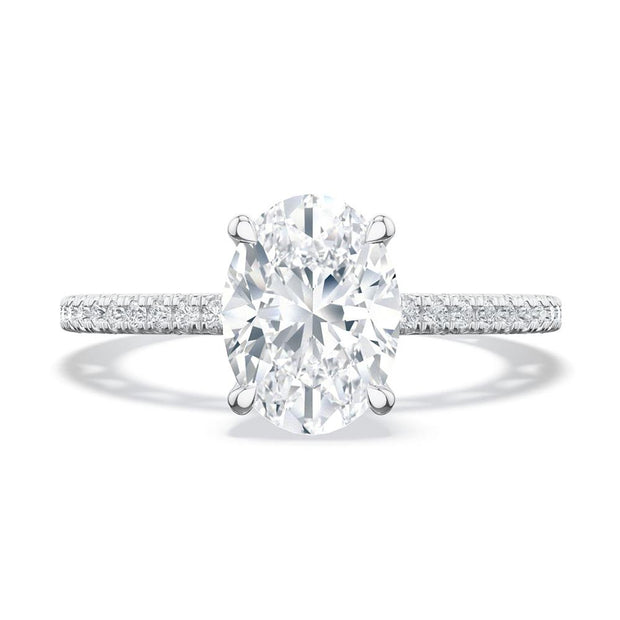 Oval Solitaire Engagement Ring
