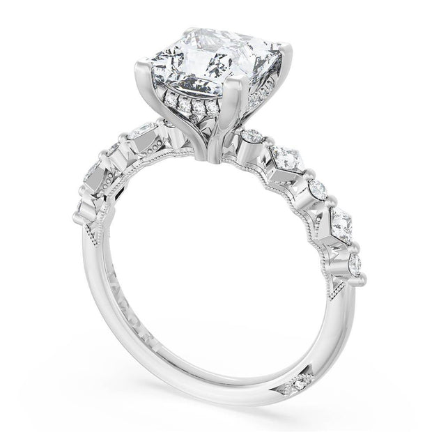 Princess Solitaire Engagement Ring