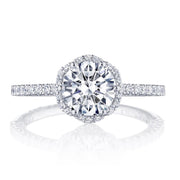 Round Bloom Engagement Ring