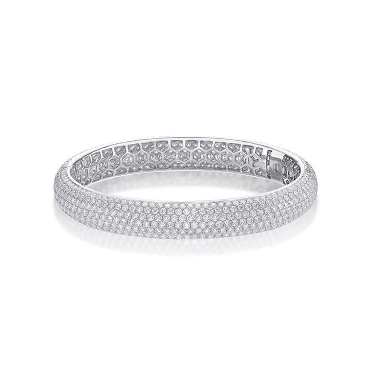 Pirouette Pave Bangle 15ctw approx.