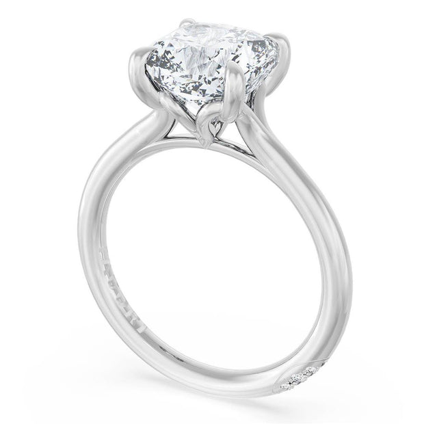 Cushion Solitaire Engagement Ring