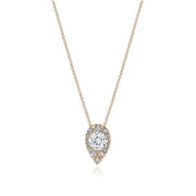 17"" Pear Bloom Diamond Necklace