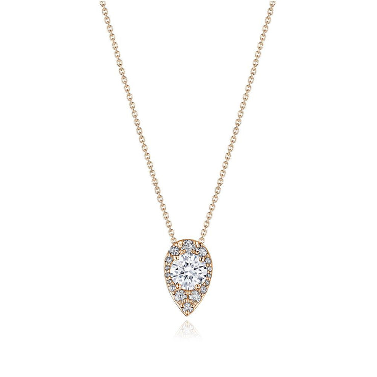 17"" Pear Bloom Diamond Necklace