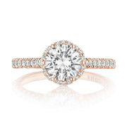 Round Bloom Engagement Ring