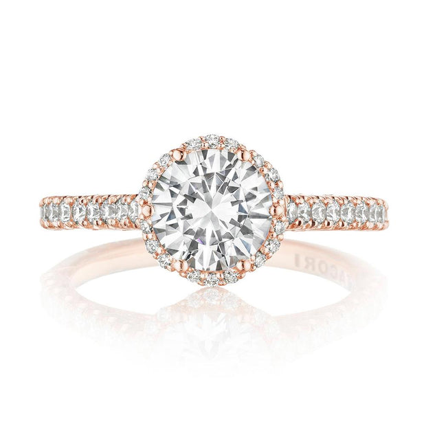 Round Bloom Engagement Ring