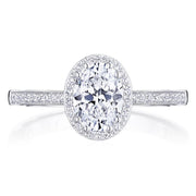 Oval Bloom Engagement Ring