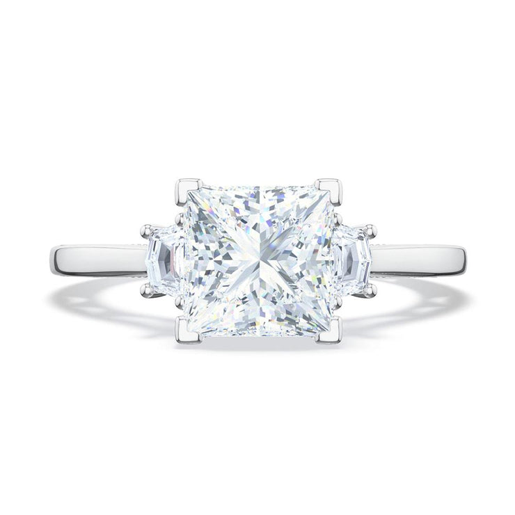 Princess 3-Stone Engagement Ring