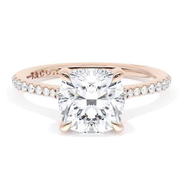 Cushion Solitaire Engagement Ring