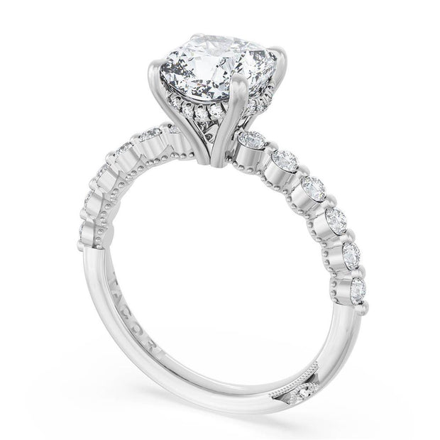 Cushion Solitaire Engagement Ring