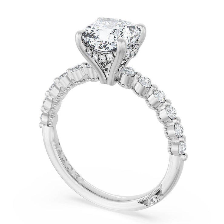 Cushion Solitaire Engagement Ring