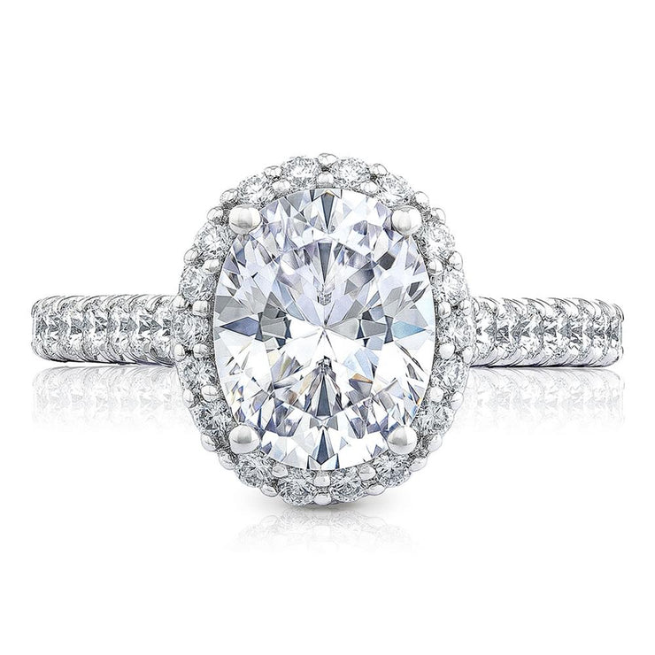 Oval Bloom Engagement Ring
