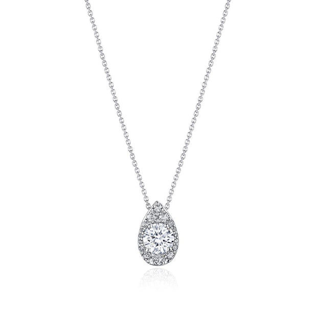 17"" Pear Bloom Diamond Necklace