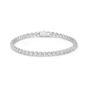Oval Illusion Tennis Bracelet 2.95ctw approx.
