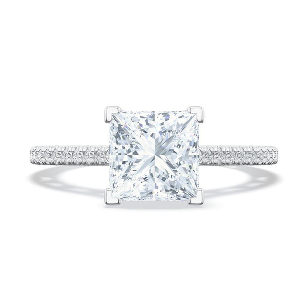 Princess Solitaire Engagement Ring