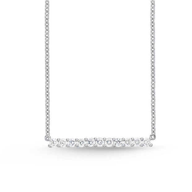 Diamond Bar Necklace .50ctw approx.