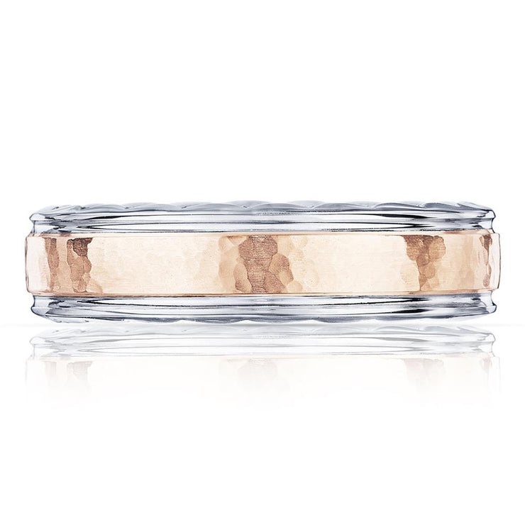 Two-Tone Finish Wedding Band