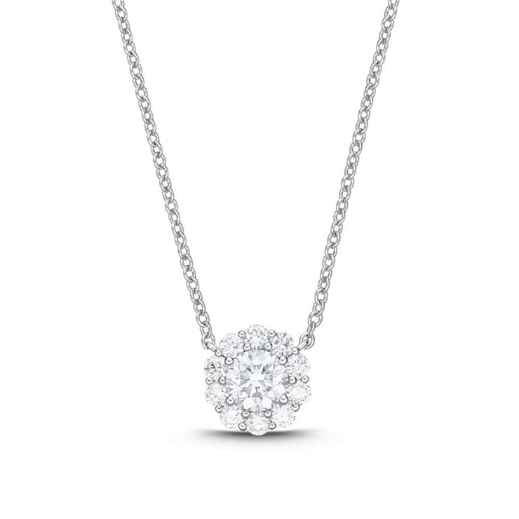 Blossom Diamond Necklace .75ctw approx.