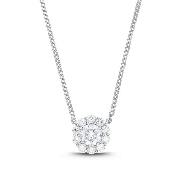 Blossom Diamond Necklace 1ctw appprox.