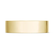 Classic Flat in High Polish Finish Wedding Band