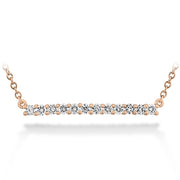 Diamond Bar Necklace .30ctw approx.