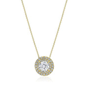 17"" Double Bloom Diamond Necklace