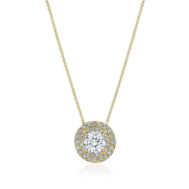 17"" Double Bloom Diamond Necklace