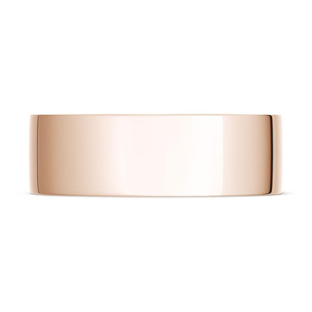 Classic Flat in High Polish Finish Wedding Band