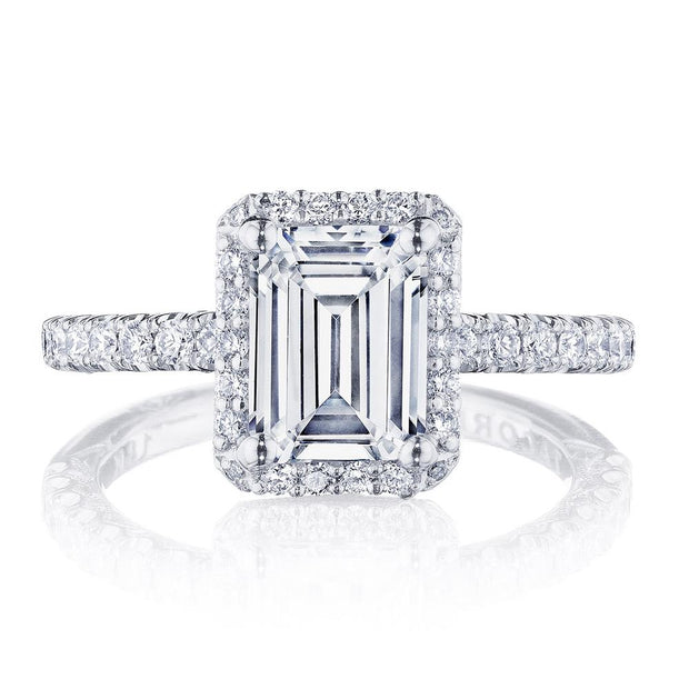 Emerald Bloom Engagement Ring