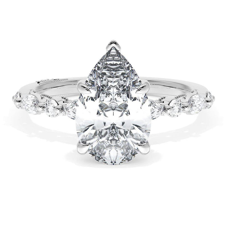 Pear Solitaire Engagement Ring