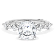 Cushion Solitaire Engagement Ring